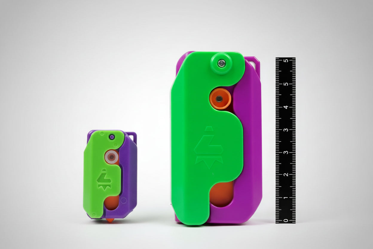 Purple and Green Fidget 5pcs Set
