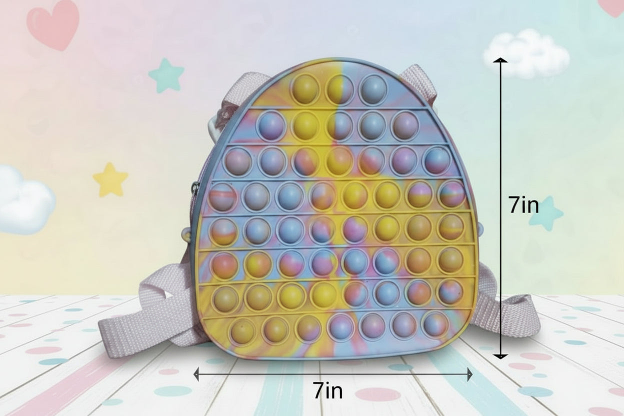 Multi-Color Pop it Backpack