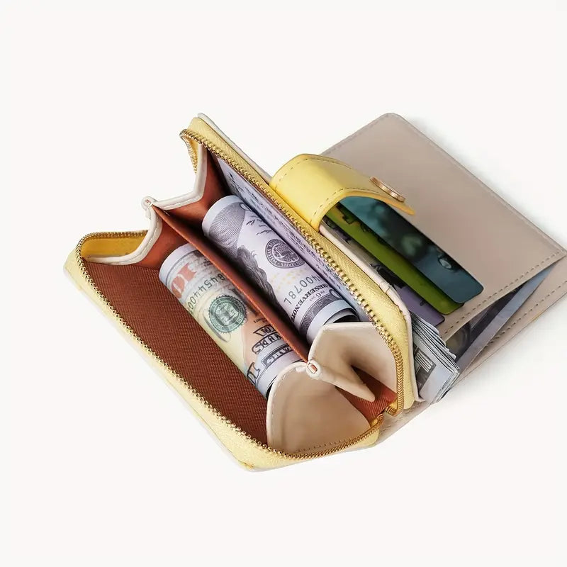 Kawaii Cat Wallet Blue