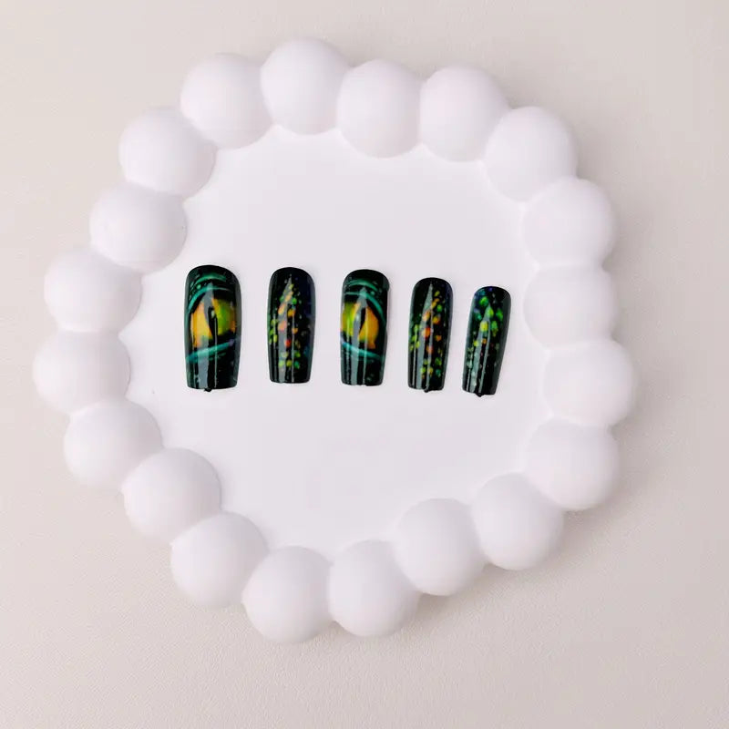24pcs Snake Press on Nails