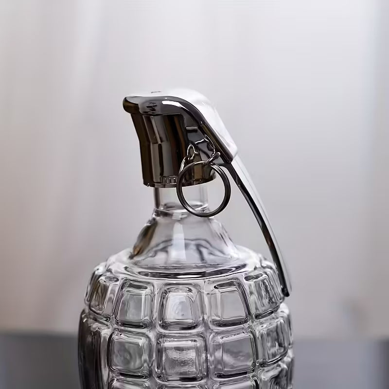 Grenade Glass Decanter