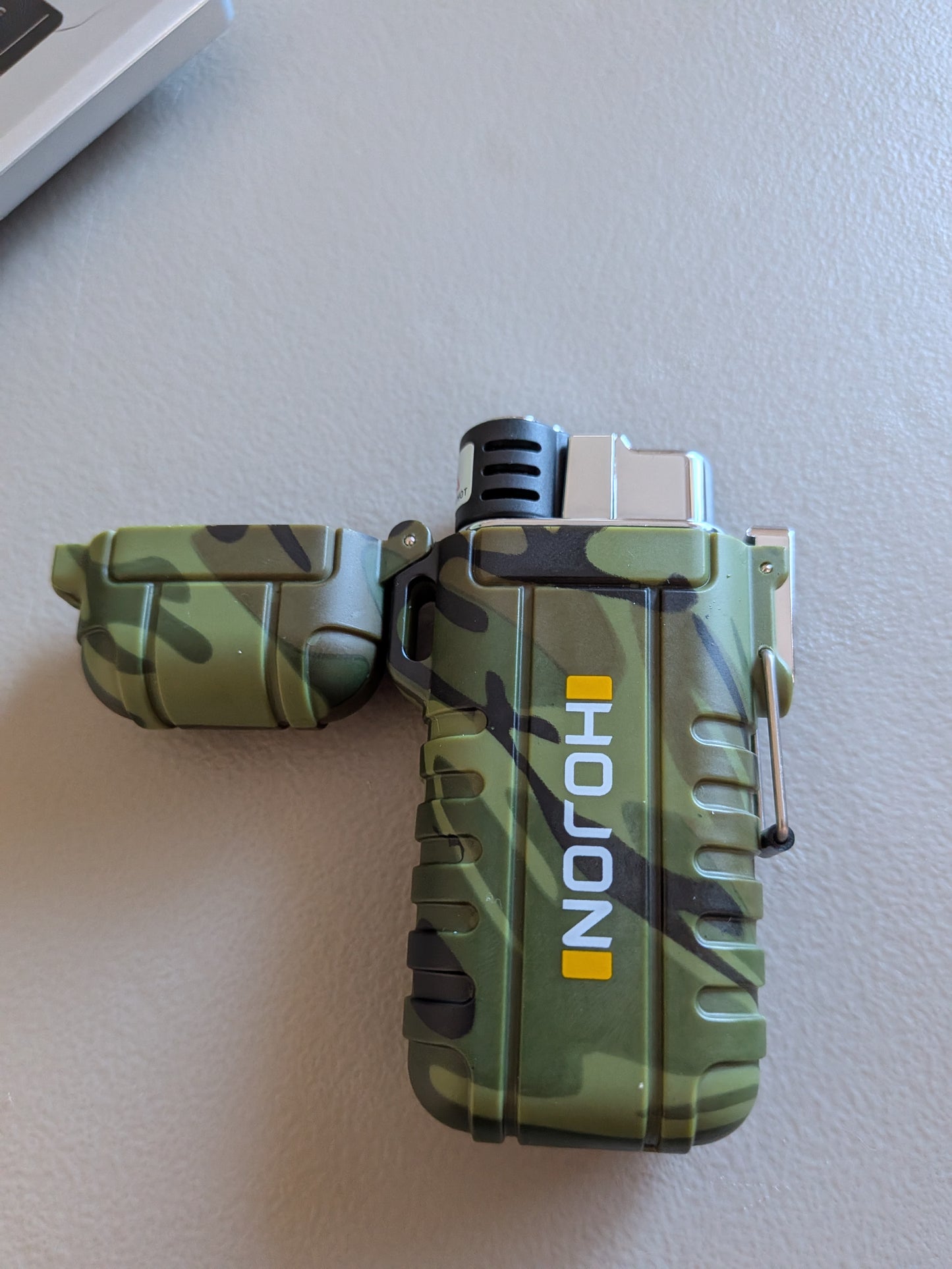 Telescopic Waterproof Butane Lighter with lanyard