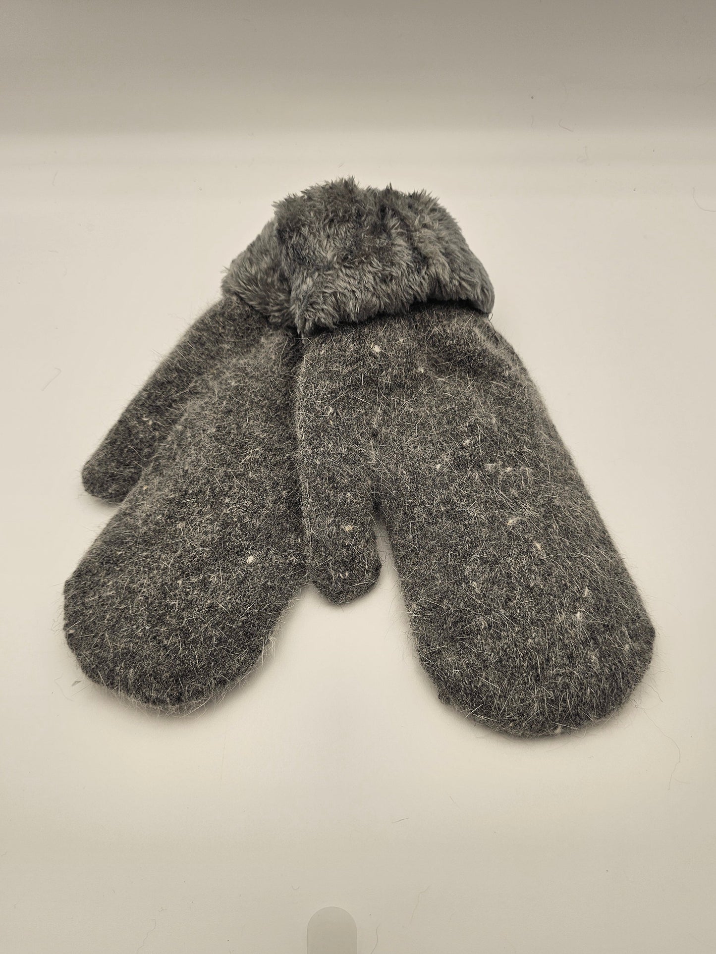 Angora Rabbit Fiber Mittens Adult Women 6x Warmer than Wool