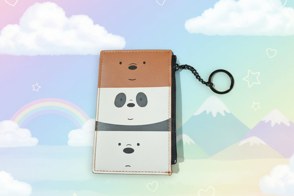 We Bare Bears Card Holder Wallet