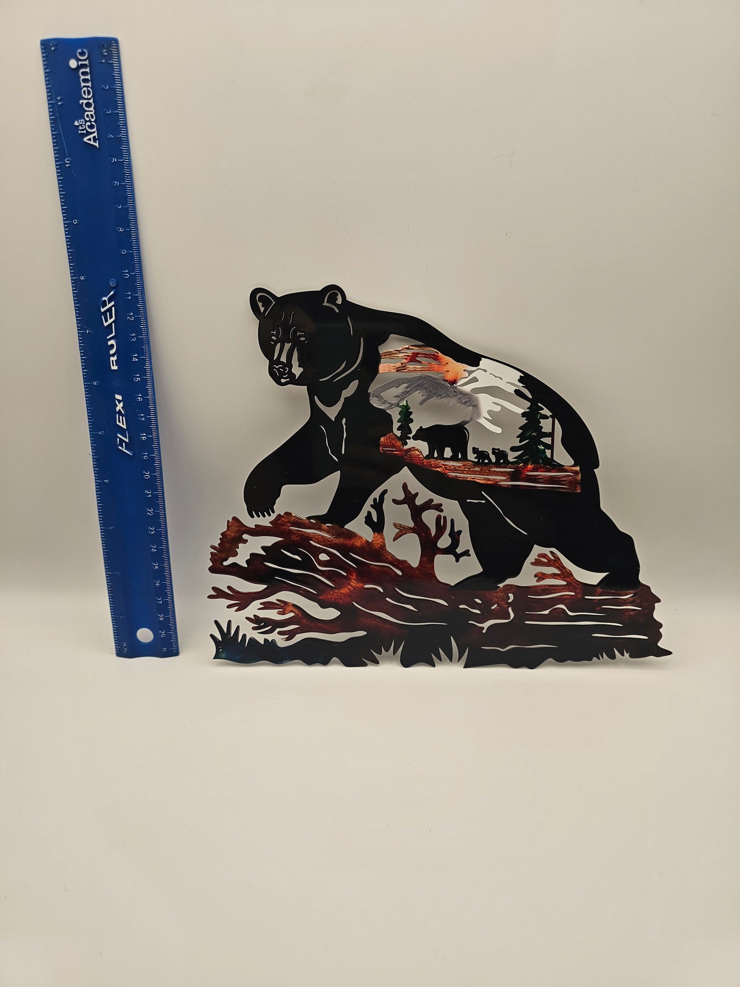 Metal Bear Landscape Sign