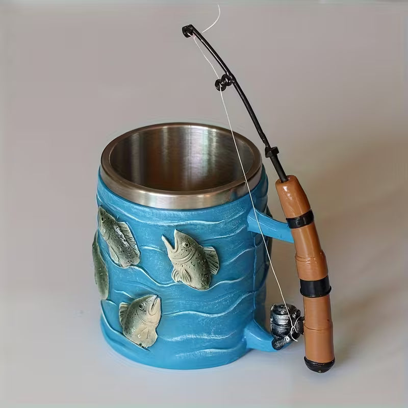Keepin' It Reel" Fishing Mug with 3D Handle