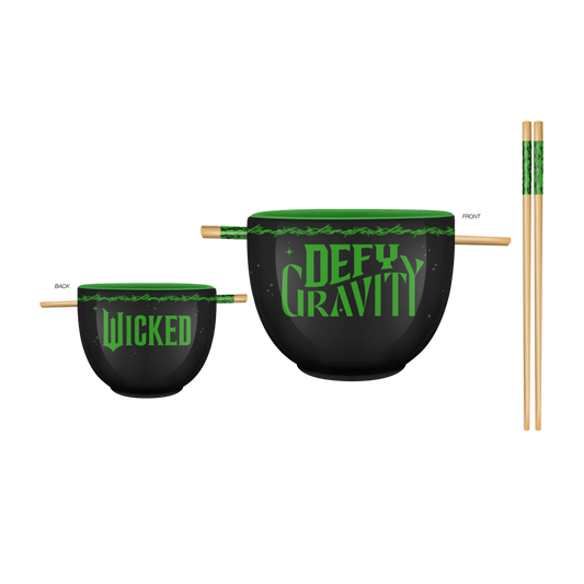 Wicked Elphaba Defy Gravity Border Boxed 20oz Ceramic Ramen