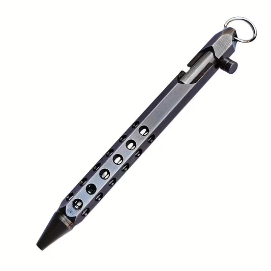 Ballpoint Pen, Metal Signature Pen, Business Gift Pen with Keychain Hole