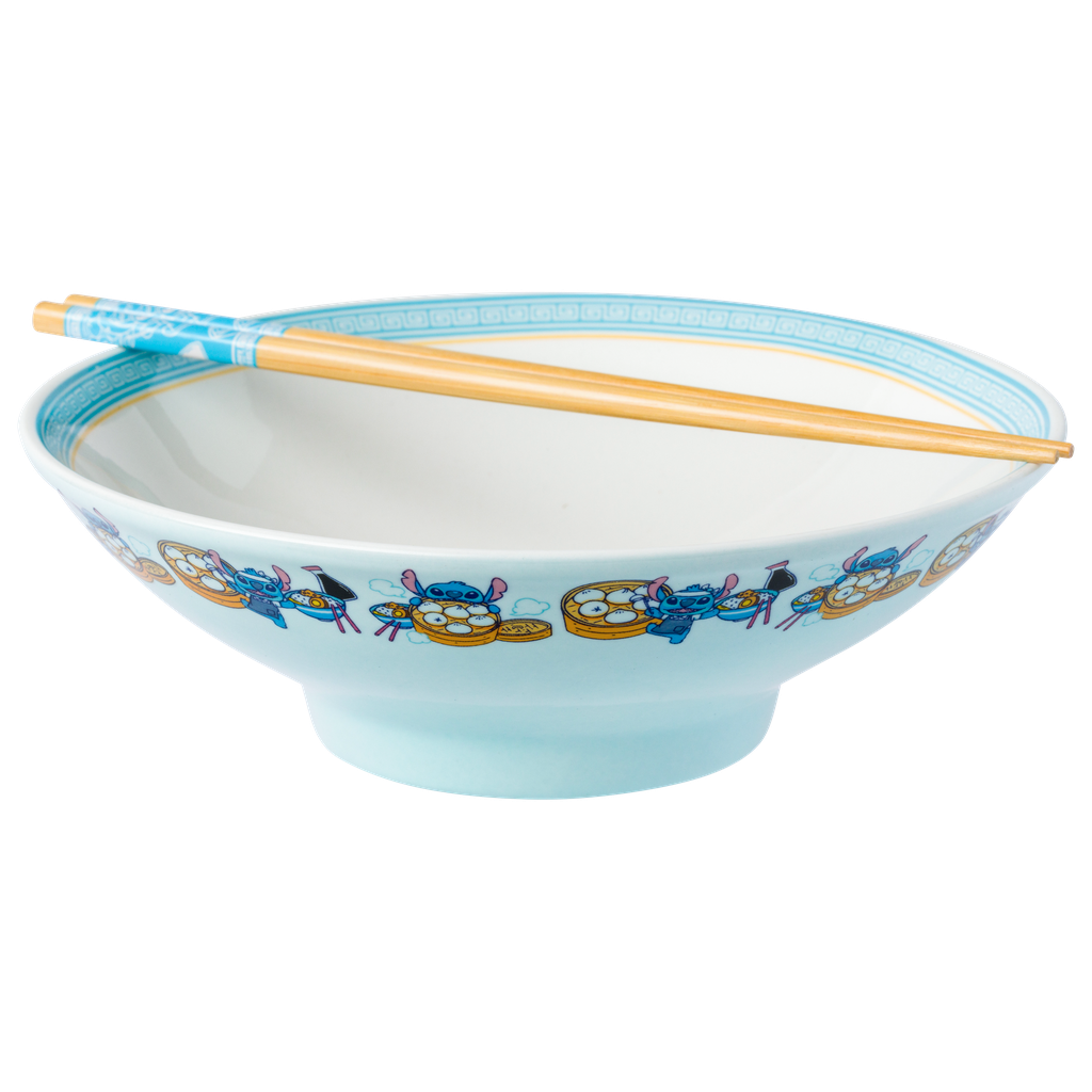Lilo & Stitch Travelling Stitch 30oz Ceramic Ramen Bowl