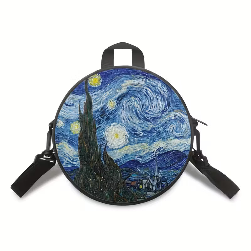 Starry Night Purse Van Gogh Starry Night Backpack Purse
