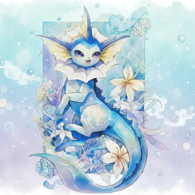 Vaporeon Metal Sign