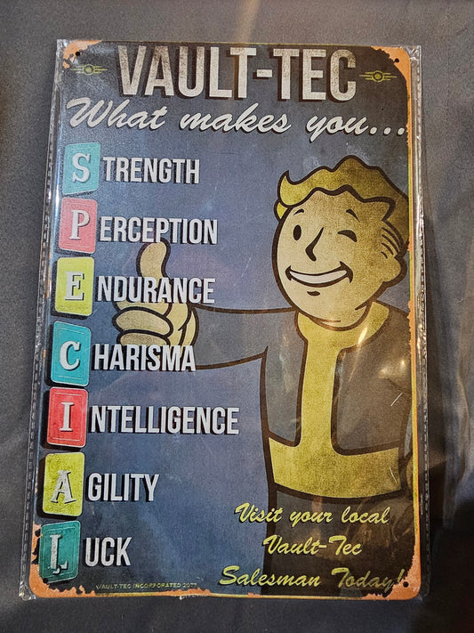 Vault-Tec Metal Sign