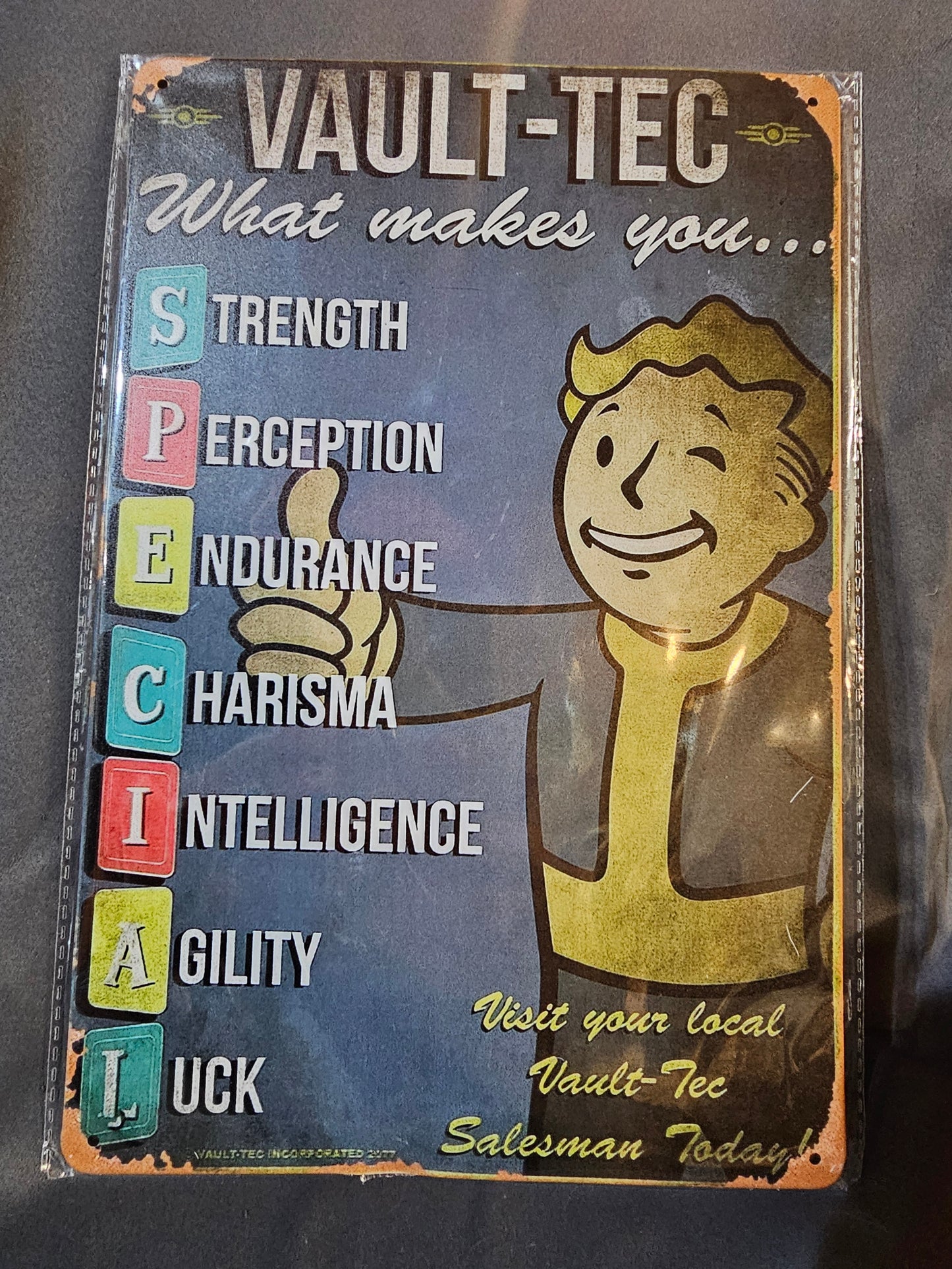 Vault-Tec Metal Sign