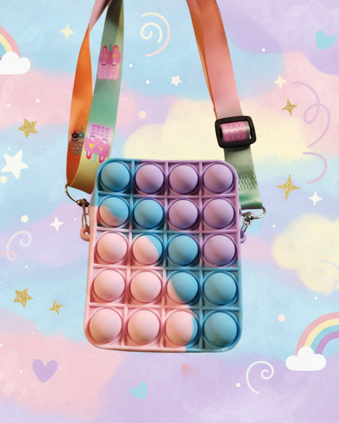 Multi-color Pop It purse