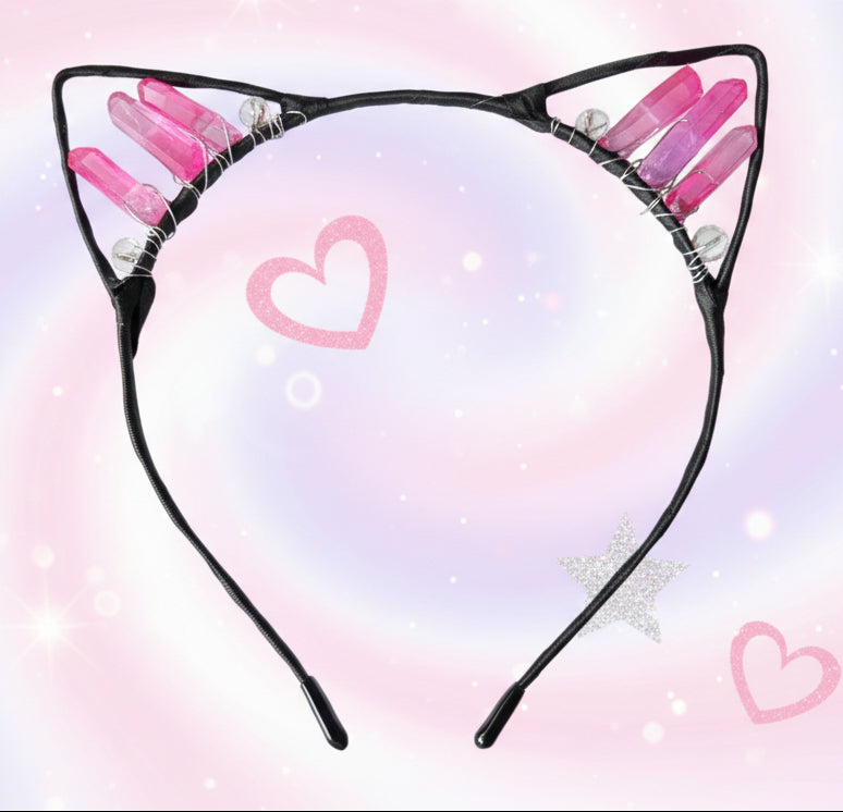 Crystal Cat Ear Headband