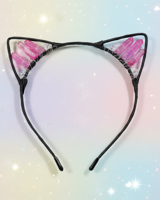 Crystal Cat Ear Headband