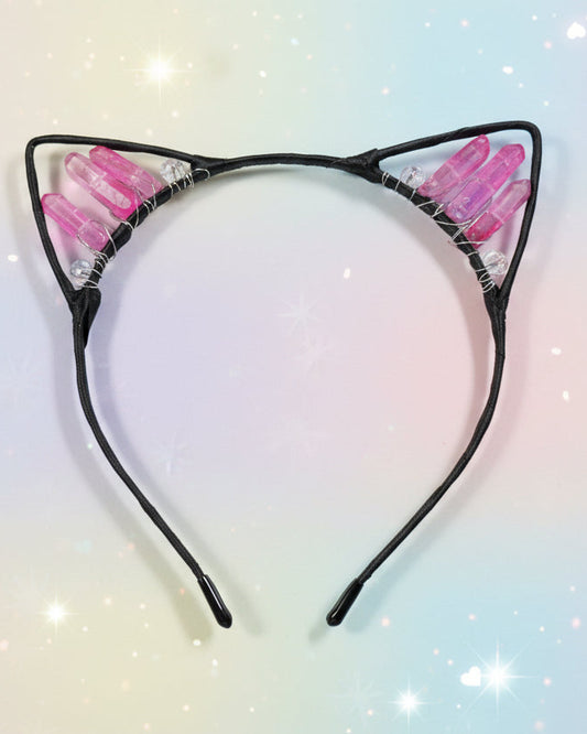 Crystal Cat Ear Headband