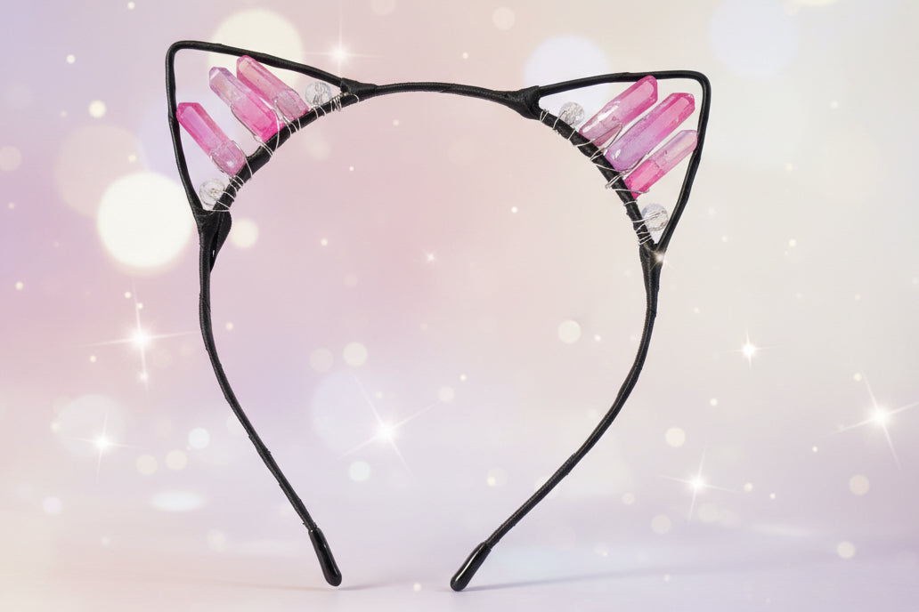 Crystal Cat Ear Headband