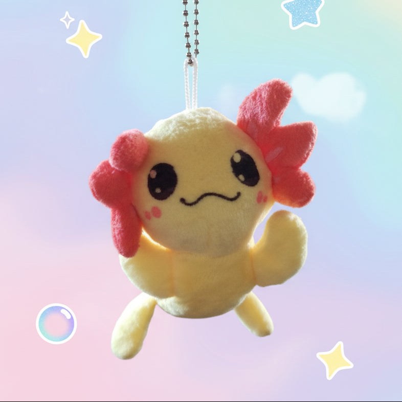 Axolotl Stuffy Key Chain