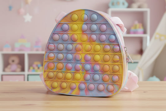 Multi-Color Pop it Backpack