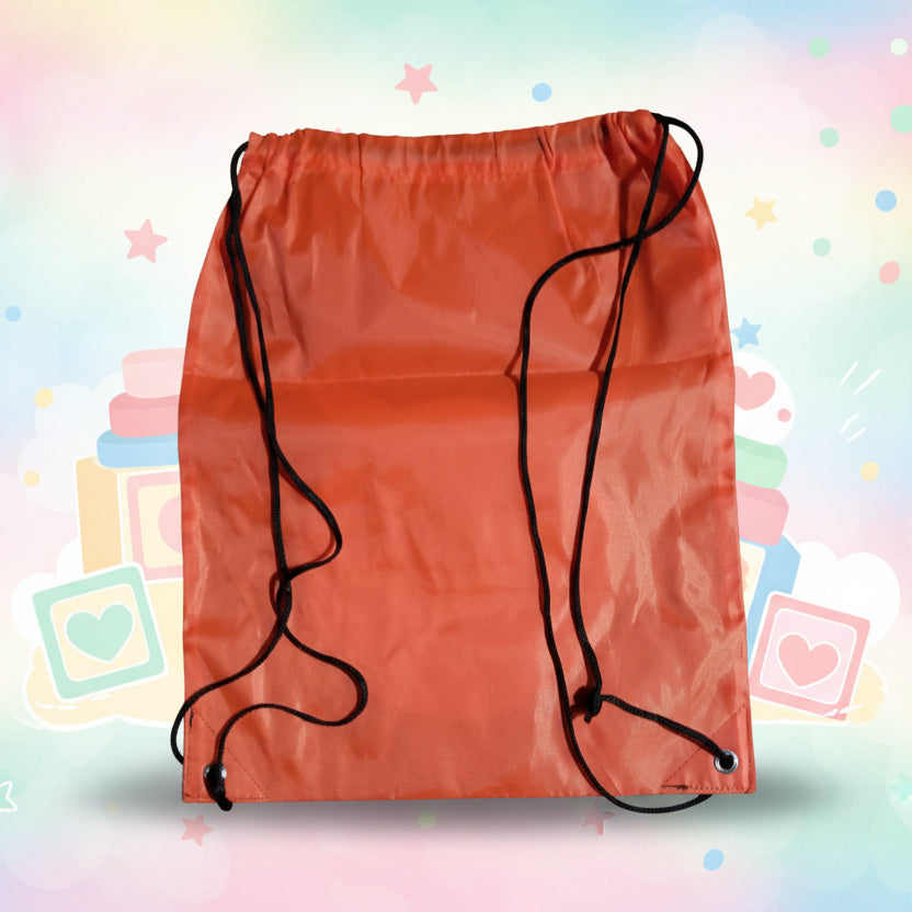 Eevee String Backpack one Pocket Orange