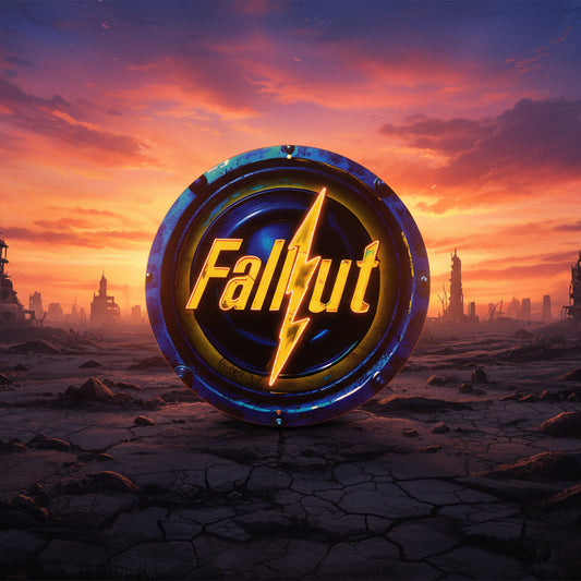 Fallout Bright colored Metal Sign