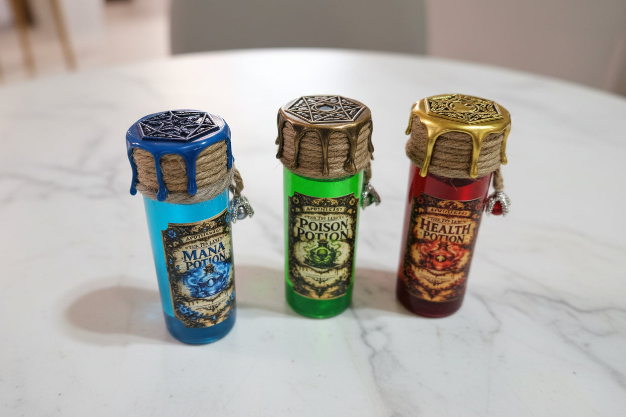 Handmade D20 Potion Dice