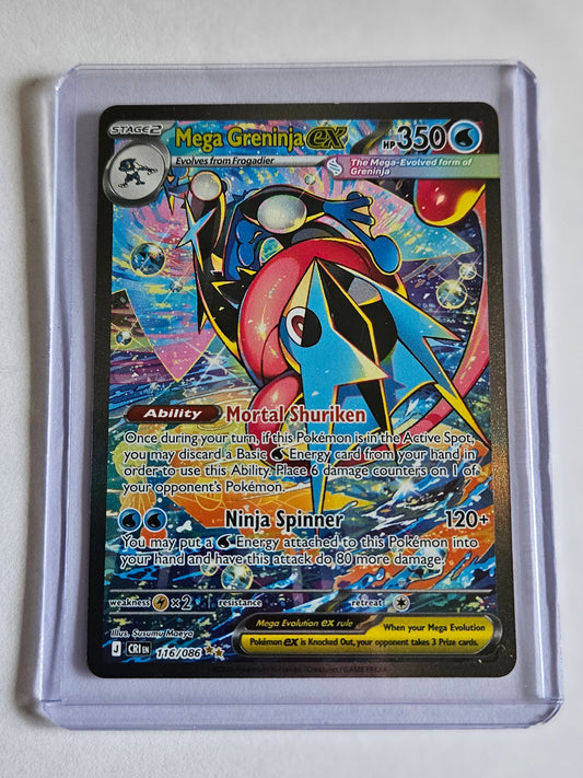 Mega Greninja EX 116/086 Special illustration Holo English NM TGC Pokémon