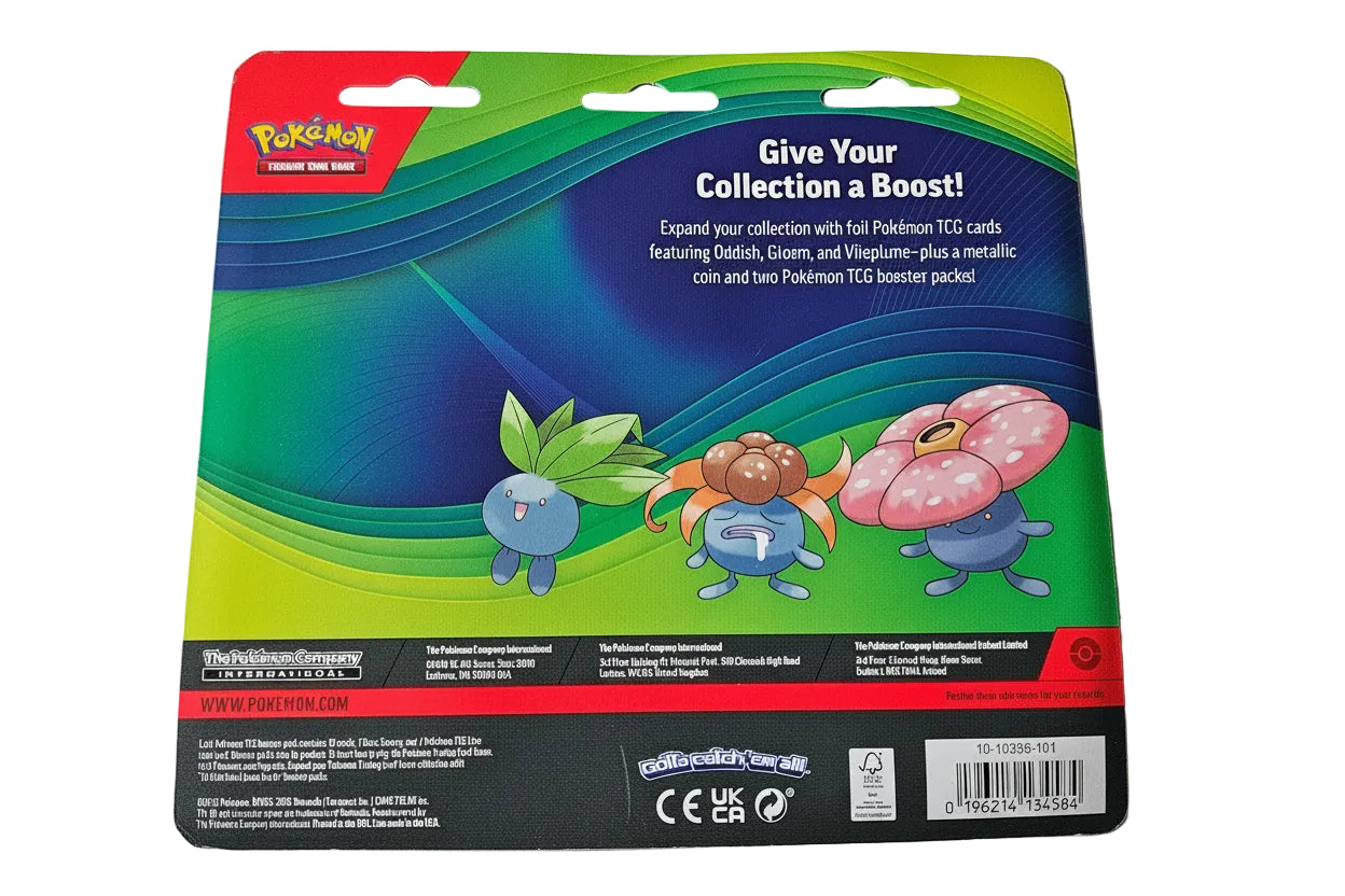 Mega Evolution 2 pack Blister featuring Oddish Gloom Vileplume Promo SEALED TCG Pokémon