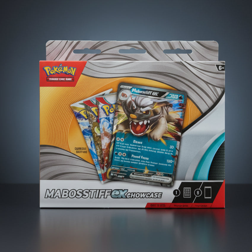 Mabosstiff ex Showcase Box Sealed Promo Pokémon TCG