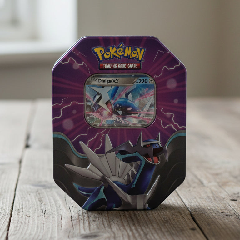 Pokémon TCG: Azure Legends Dialga EX Tin Booster Promo Factory Sealed