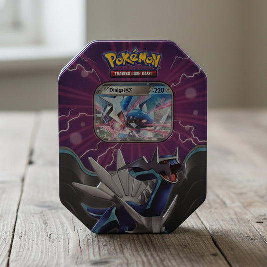Pokémon TCG: Azure Legends Dialga EX Tin Booster Promo Factory Sealed