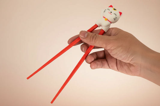 Lucky Cat Training Chopsticks for kids and adults