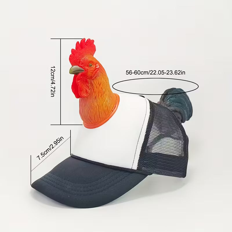 Novelty Chicken Mesh Hat