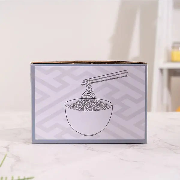 Koi Fish Design 18oz Bowl With Chopsticks Set