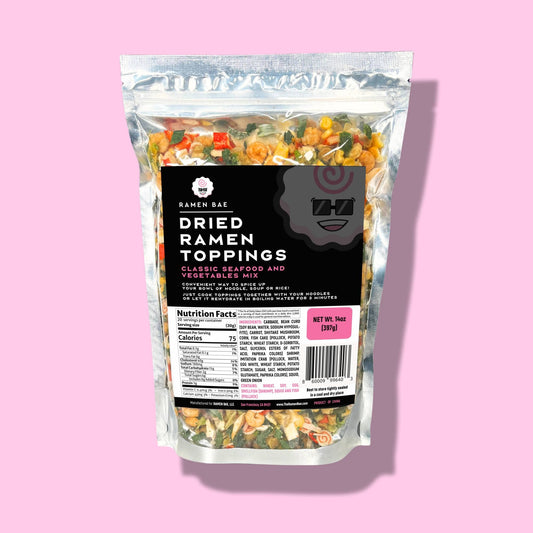 Classic Seafood and Vegetables Dried Toppings Mix - 14 oz
