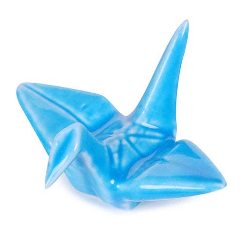 Origami Crane Porcelain Chopsticks Rest Set of 3