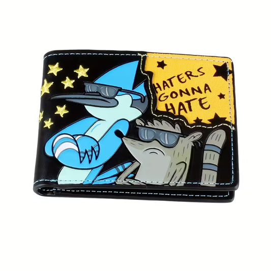 Regular Show Mordecai and Rigby Haters Gonna Hate Wallet