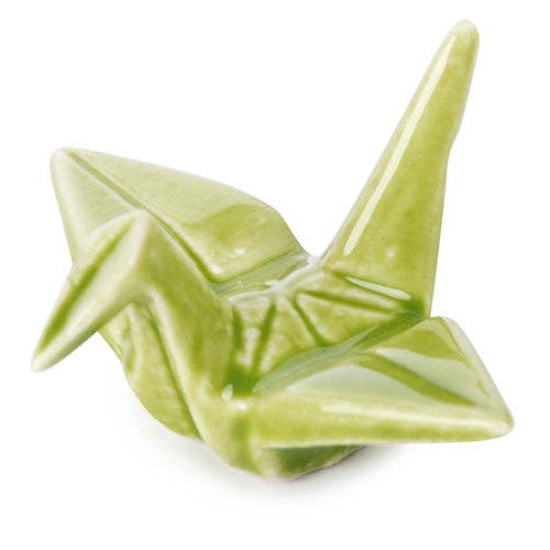 Origami Crane Porcelain Chopsticks Rest Set of 3