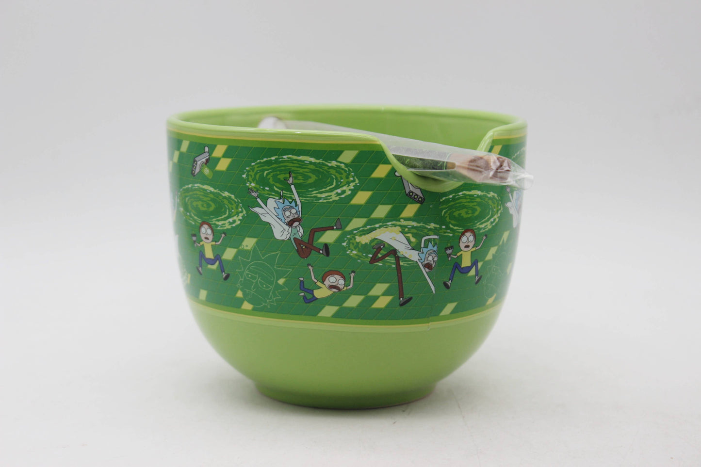 Rick & Morty 20oz Ceramic Ramen Bowl w/ Chopsticks and Spoon