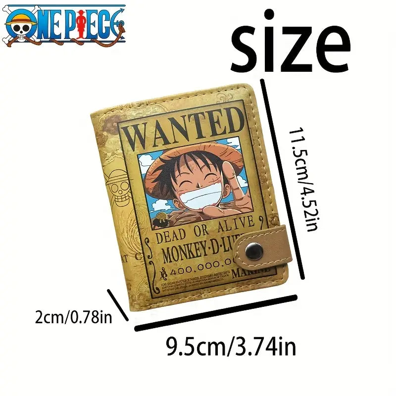 One Piece Monkey De Luffy Wallet Wanted