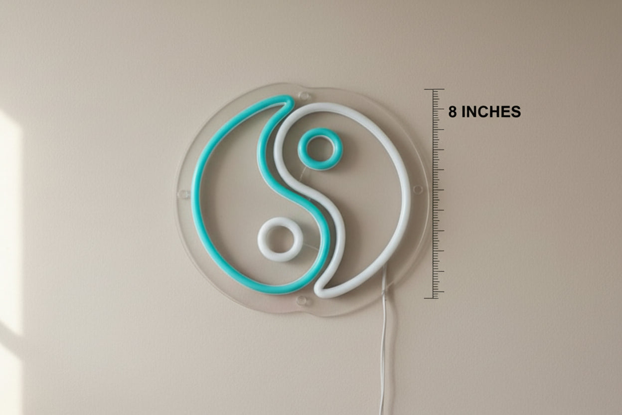 Ying Yang LED Hanging Light Decor