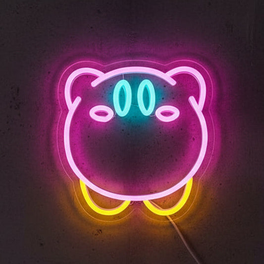 Pink LED Hanging Wall Light Decor