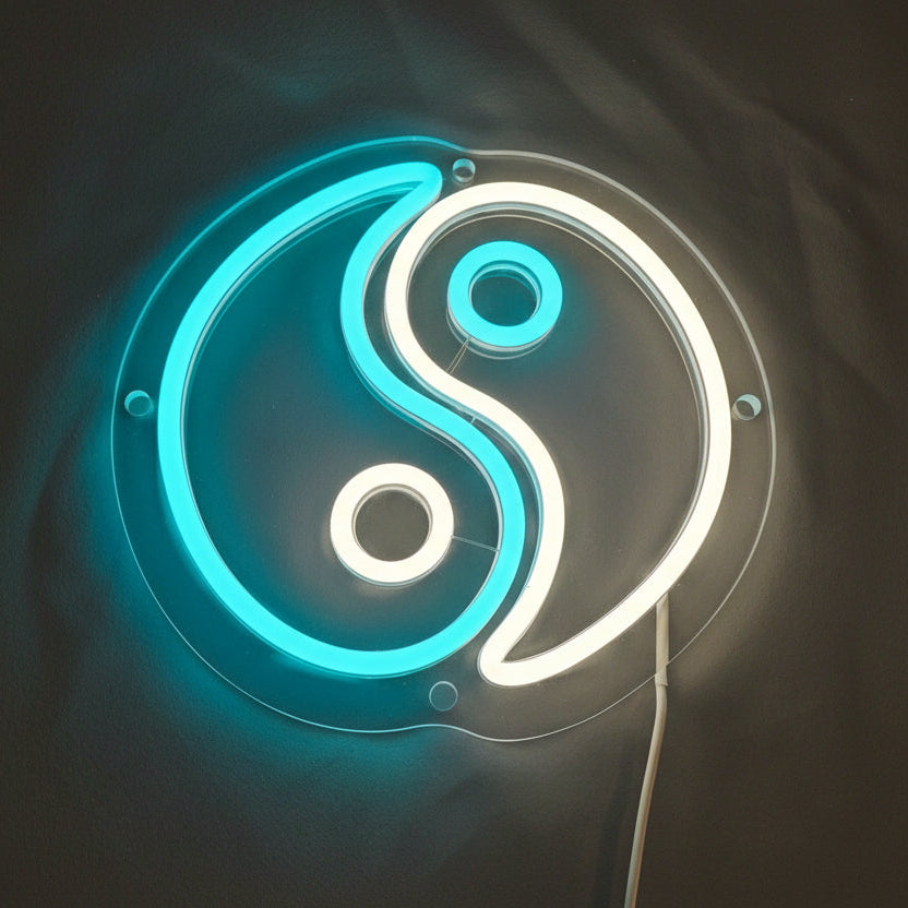 Ying Yang LED Hanging Light Decor