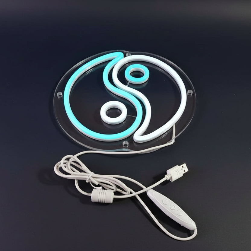 Ying Yang LED Hanging Light Decor