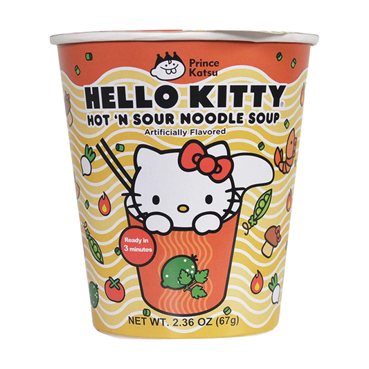 Hello Kitty Hot 'N Sour Noodle Soup