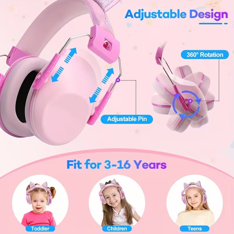 Noise Reduction headphones for Kids That Reduce Noise by 28 Db | Ear Protection Designed for Children