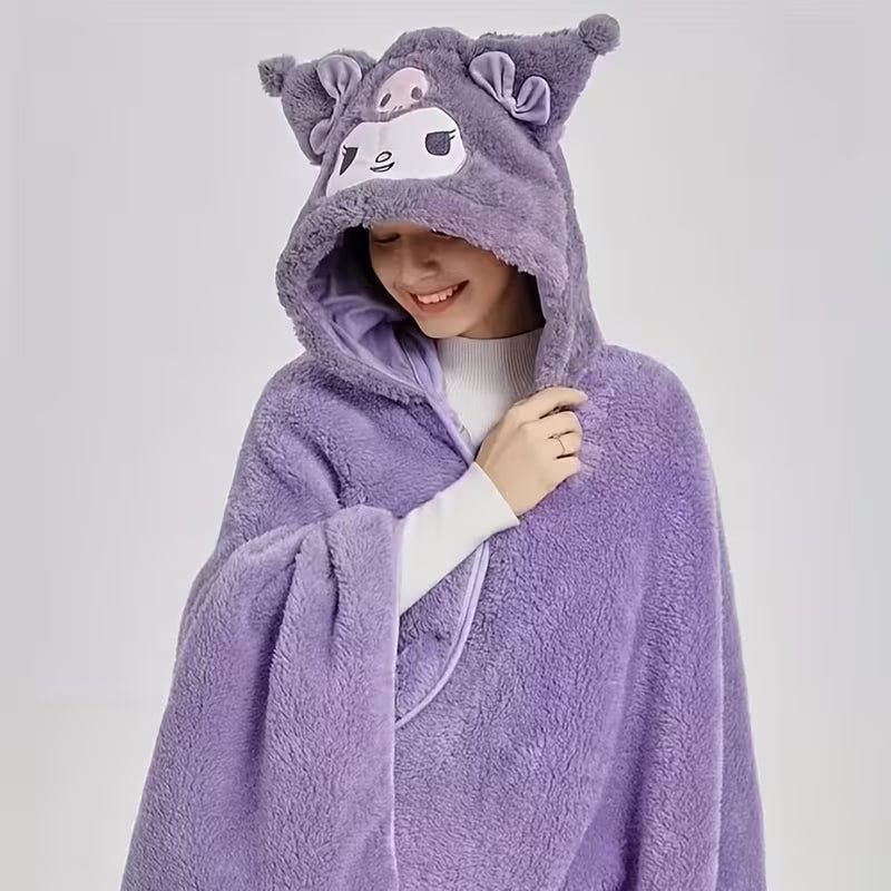 Kuromi Poncho Kids and Teens