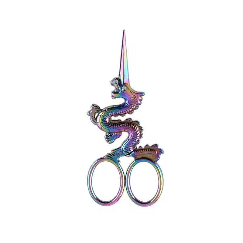 Metal Rainbow Dragon Scissors