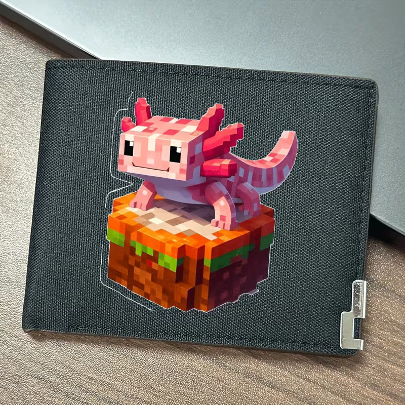 Axolotl Minecraft Bifold Wallet